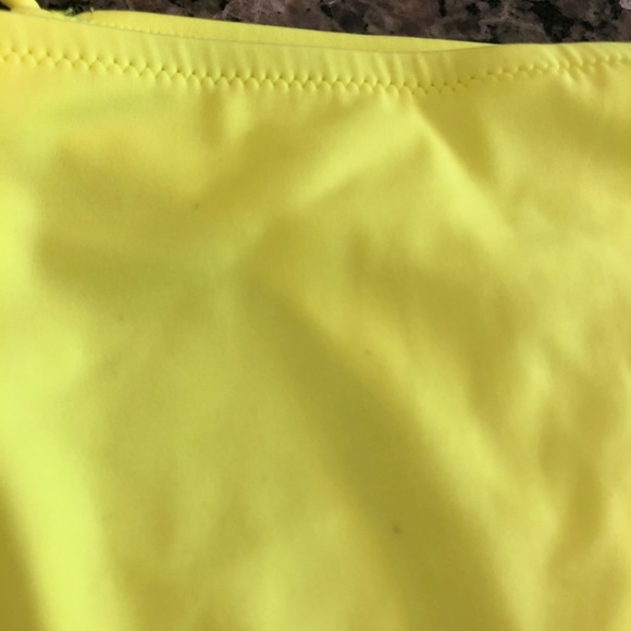 Neon Yellow Victoria’s Secret swim bottoms - Picture 3 of 3